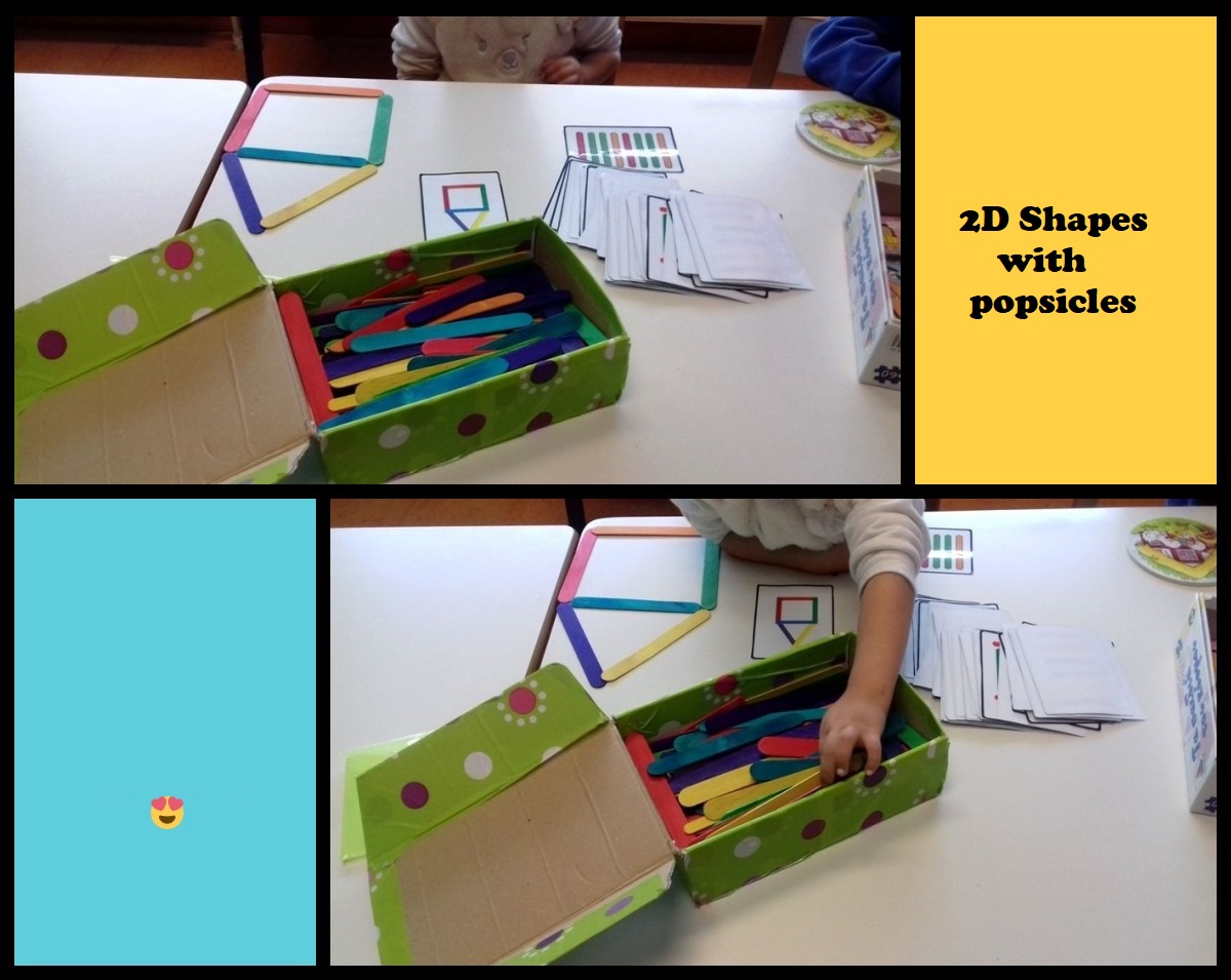 2D shapes with popsicles