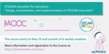 STEAMonedu MOOC invitation