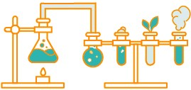 graphics - chemical reaction